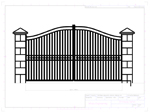 Driveway Iron Gates